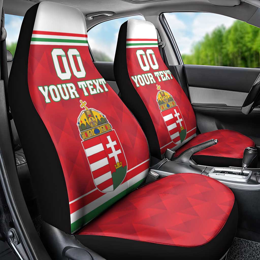 Custom Hungary Hockey Car Seat Cover Magyarorszag Sporty Style