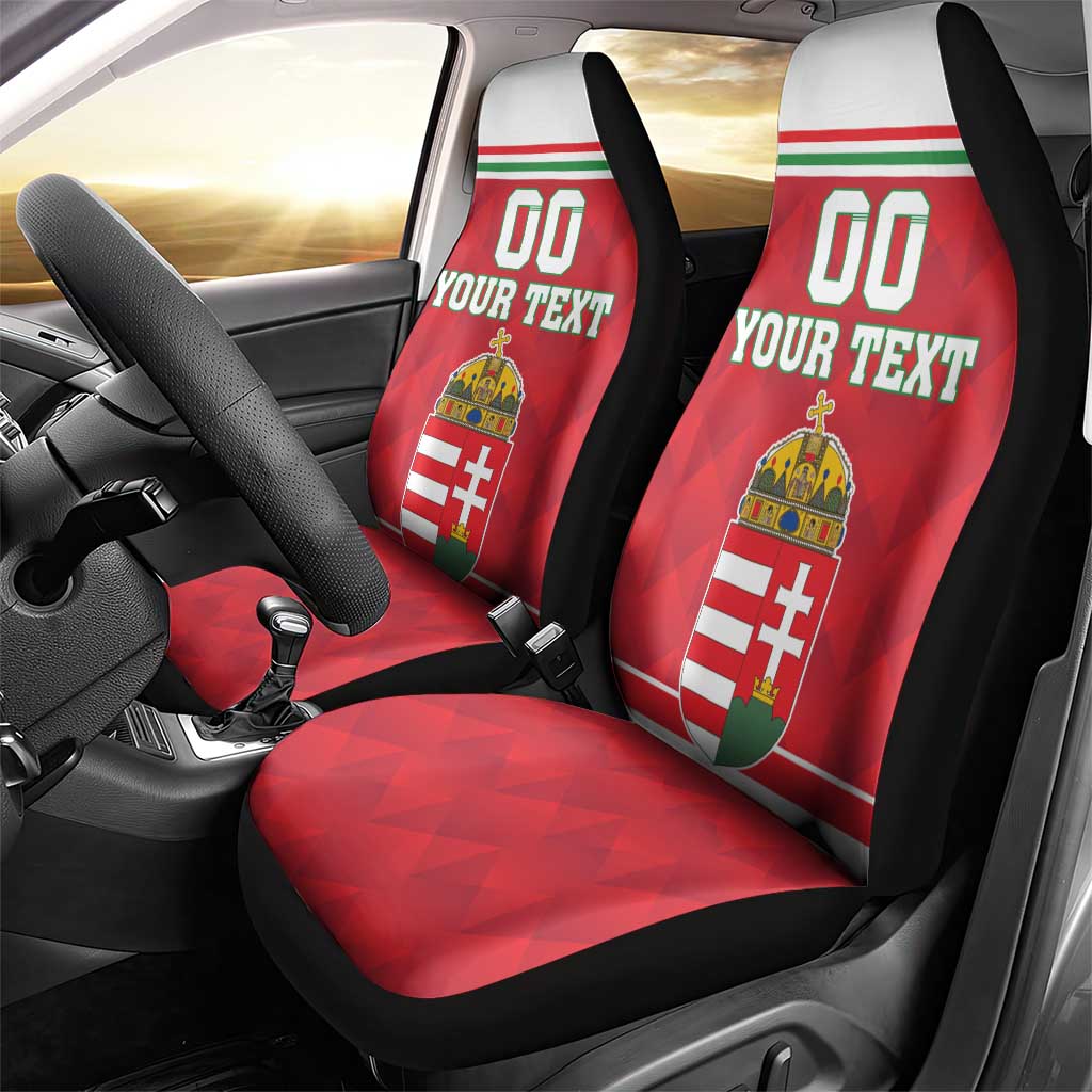 Custom Hungary Hockey Car Seat Cover Magyarorszag Sporty Style