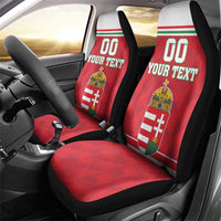 Custom Hungary Hockey Car Seat Cover Magyarorszag Sporty Style