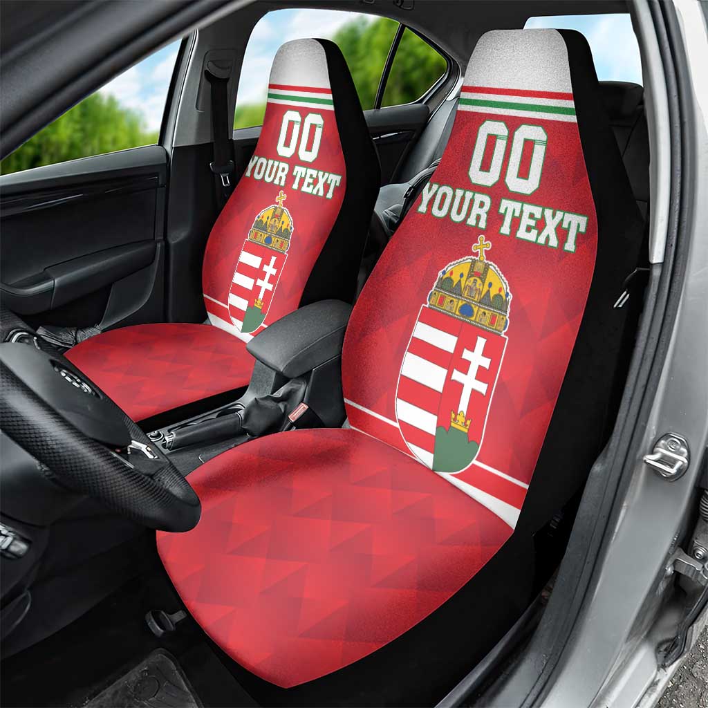 Custom Hungary Hockey Car Seat Cover Magyarorszag Sporty Style