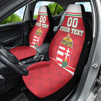 Custom Hungary Hockey Car Seat Cover Magyarorszag Sporty Style