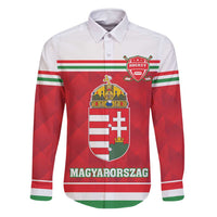 Custom Hungary Hockey Family Matching Long Sleeve Bodycon Dress and Hawaiian Shirt Magyarorszag Sporty Style