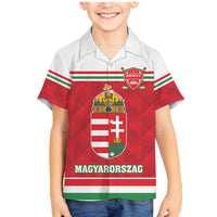 Custom Hungary Hockey Family Matching Mermaid Dress and Hawaiian Shirt Magyarorszag Sporty Style