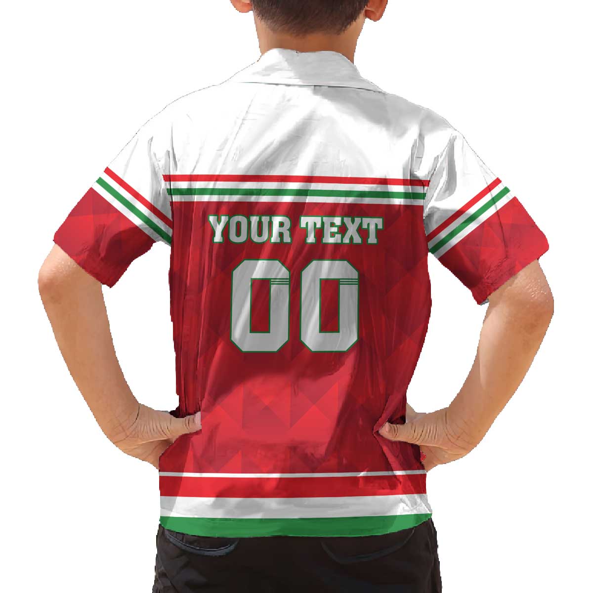 Custom Hungary Hockey Family Matching Off The Shoulder Long Sleeve Dress and Hawaiian Shirt Magyarorszag Sporty Style