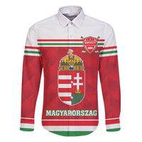 Custom Hungary Hockey Family Matching Off The Shoulder Long Sleeve Dress and Hawaiian Shirt Magyarorszag Sporty Style