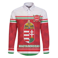 Custom Hungary Hockey Family Matching Short Sleeve Bodycon Dress and Hawaiian Shirt Magyarorszag Sporty Style