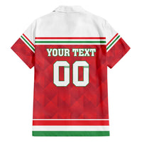 Custom Hungary Hockey Family Matching Summer Maxi Dress and Hawaiian Shirt Magyarorszag Sporty Style