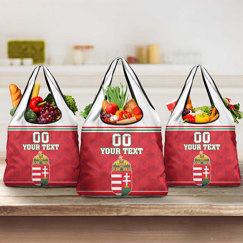 Custom Hungary Hockey Grocery Bag Magyarorszag Sporty Style
