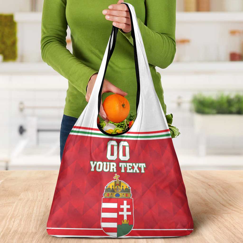 Custom Hungary Hockey Grocery Bag Magyarorszag Sporty Style