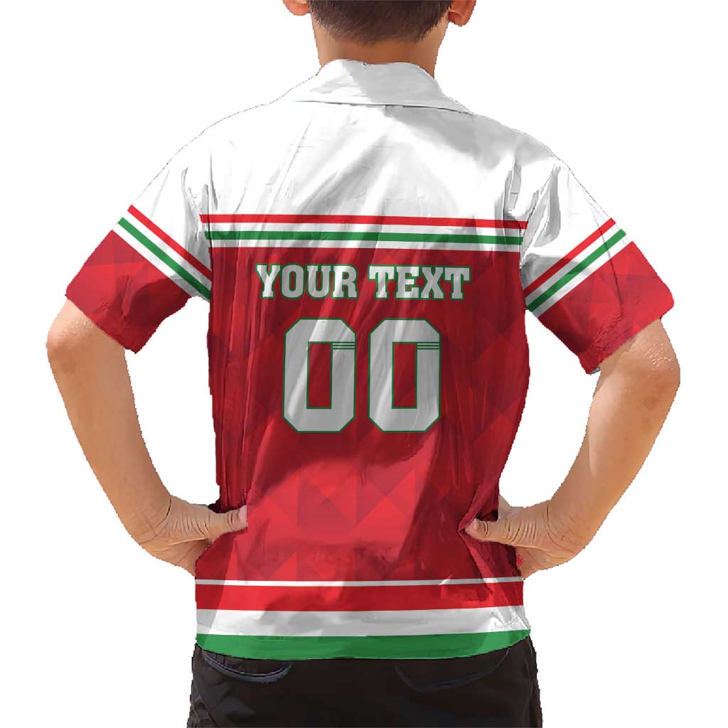 Custom Hungary Hockey Hawaiian Shirt Magyarorszag Sporty Style