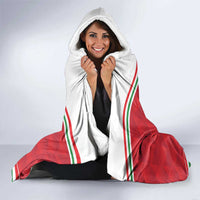 Custom Hungary Hockey Hooded Blanket Magyarorszag Sporty Style