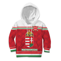 Custom Hungary Hockey Kid Hoodie Magyarorszag Sporty Style