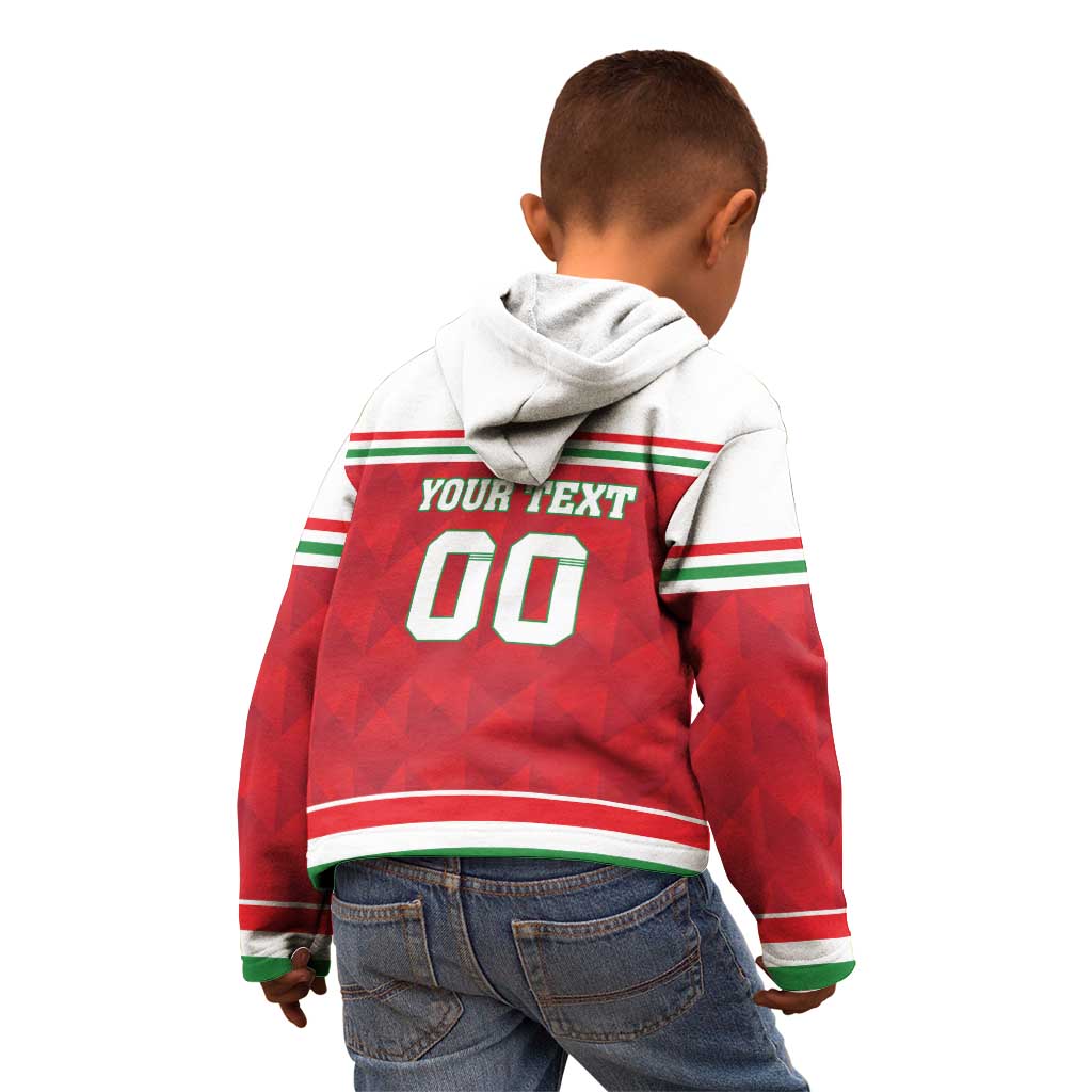 Custom Hungary Hockey Kid Hoodie Magyarorszag Sporty Style