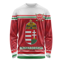 Custom Hungary Hockey Long Sleeve Shirt Magyarorszag Sporty Style