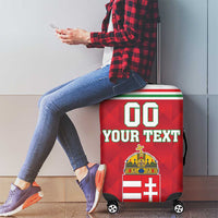 Custom Hungary Hockey Luggage Cover Magyarorszag Sporty Style