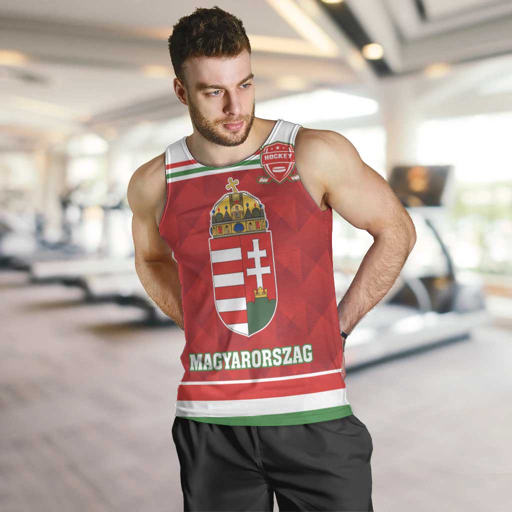 Custom Hungary Hockey Men Tank Top Magyarorszag Sporty Style