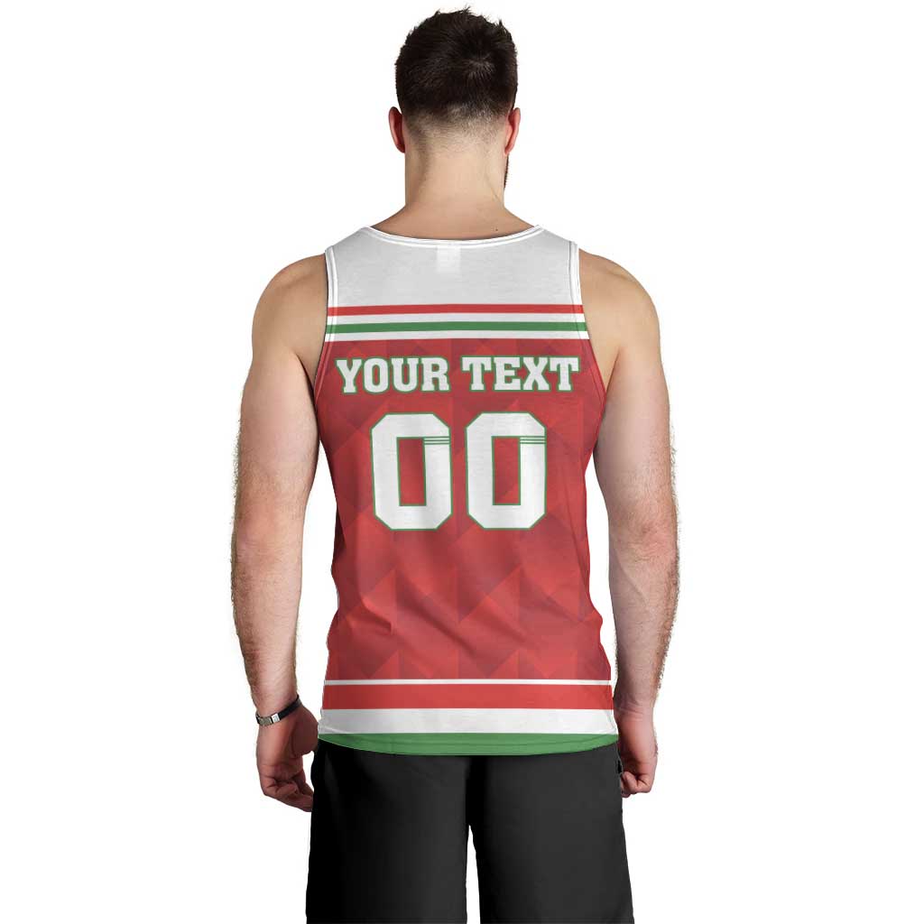 Custom Hungary Hockey Men Tank Top Magyarorszag Sporty Style