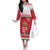 Custom Hungary Hockey Off The Shoulder Long Sleeve Dress Magyarorszag Sporty Style
