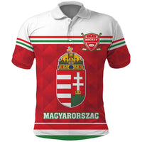 Custom Hungary Hockey Polo Shirt Magyarorszag Sporty Style