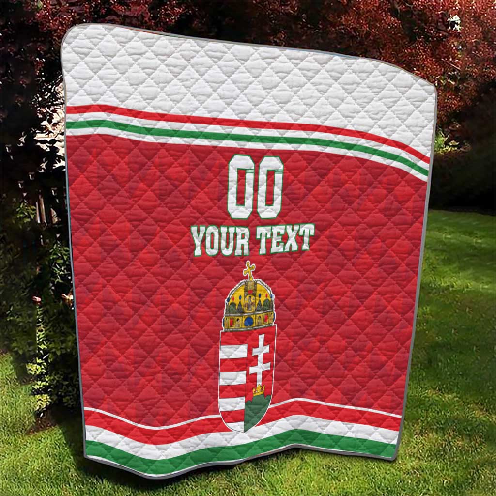 Custom Hungary Hockey Quilt Magyarorszag Sporty Style