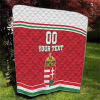 Custom Hungary Hockey Quilt Magyarorszag Sporty Style