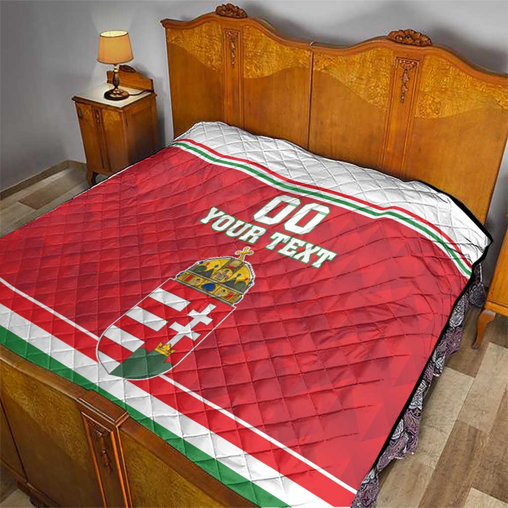 Custom Hungary Hockey Quilt Magyarorszag Sporty Style