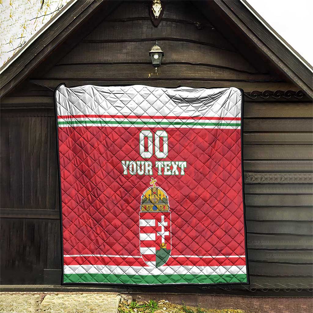 Custom Hungary Hockey Quilt Magyarorszag Sporty Style