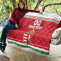Custom Hungary Hockey Quilt Magyarorszag Sporty Style
