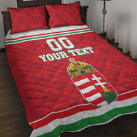Custom Hungary Hockey Quilt Bed Set Magyarorszag Sporty Style