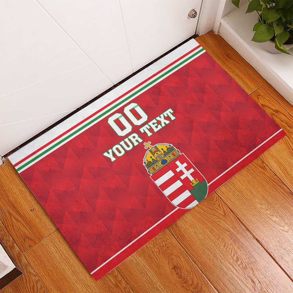 Custom Hungary Hockey Rubber Doormat Magyarorszag Sporty Style
