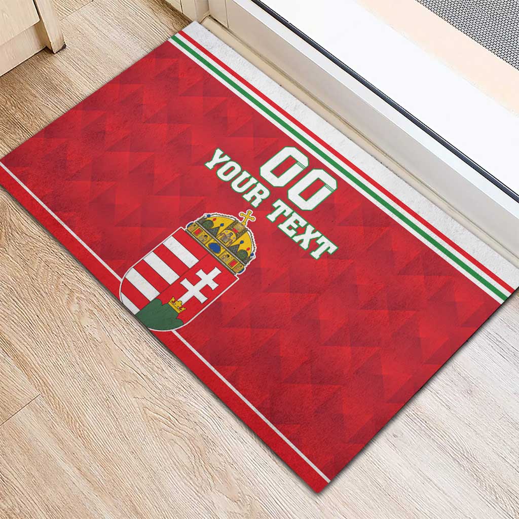 Custom Hungary Hockey Rubber Doormat Magyarorszag Sporty Style