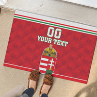 Custom Hungary Hockey Rubber Doormat Magyarorszag Sporty Style