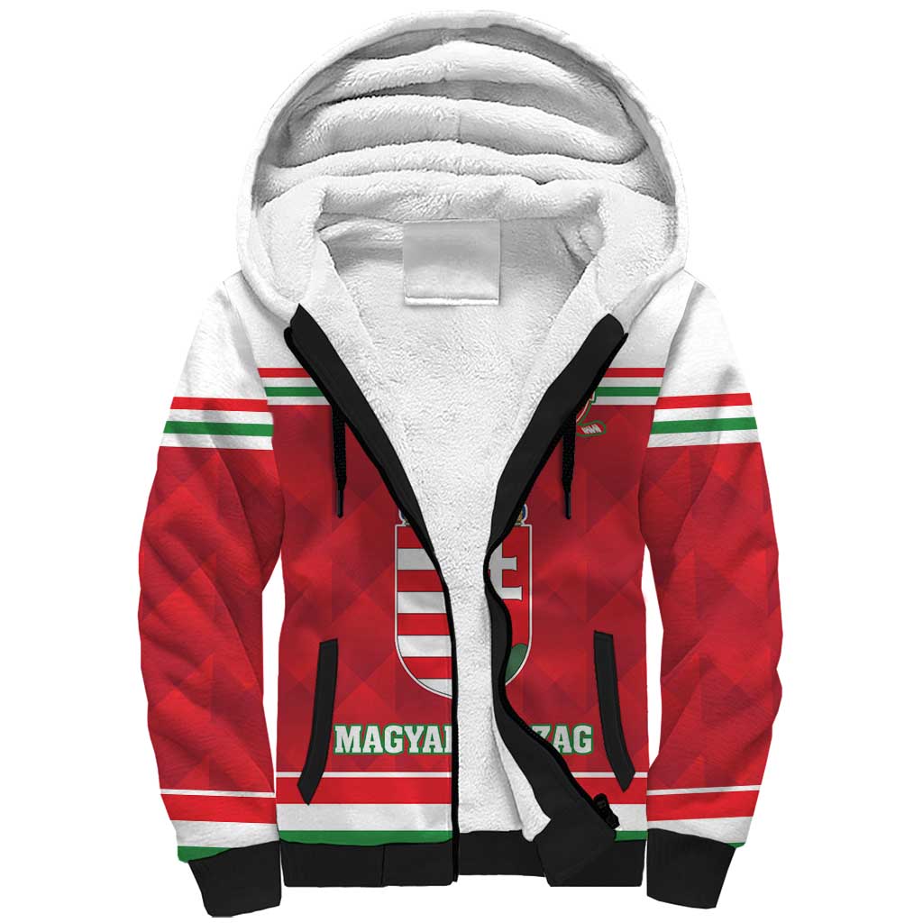 Custom Hungary Hockey Sherpa Hoodie Magyarorszag Sporty Style