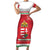 Custom Hungary Hockey Short Sleeve Bodycon Dress Magyarorszag Sporty Style