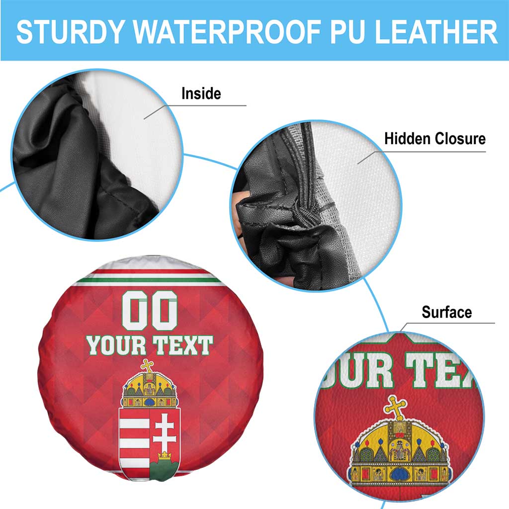 Custom Hungary Hockey Spare Tire Cover Magyarorszag Sporty Style