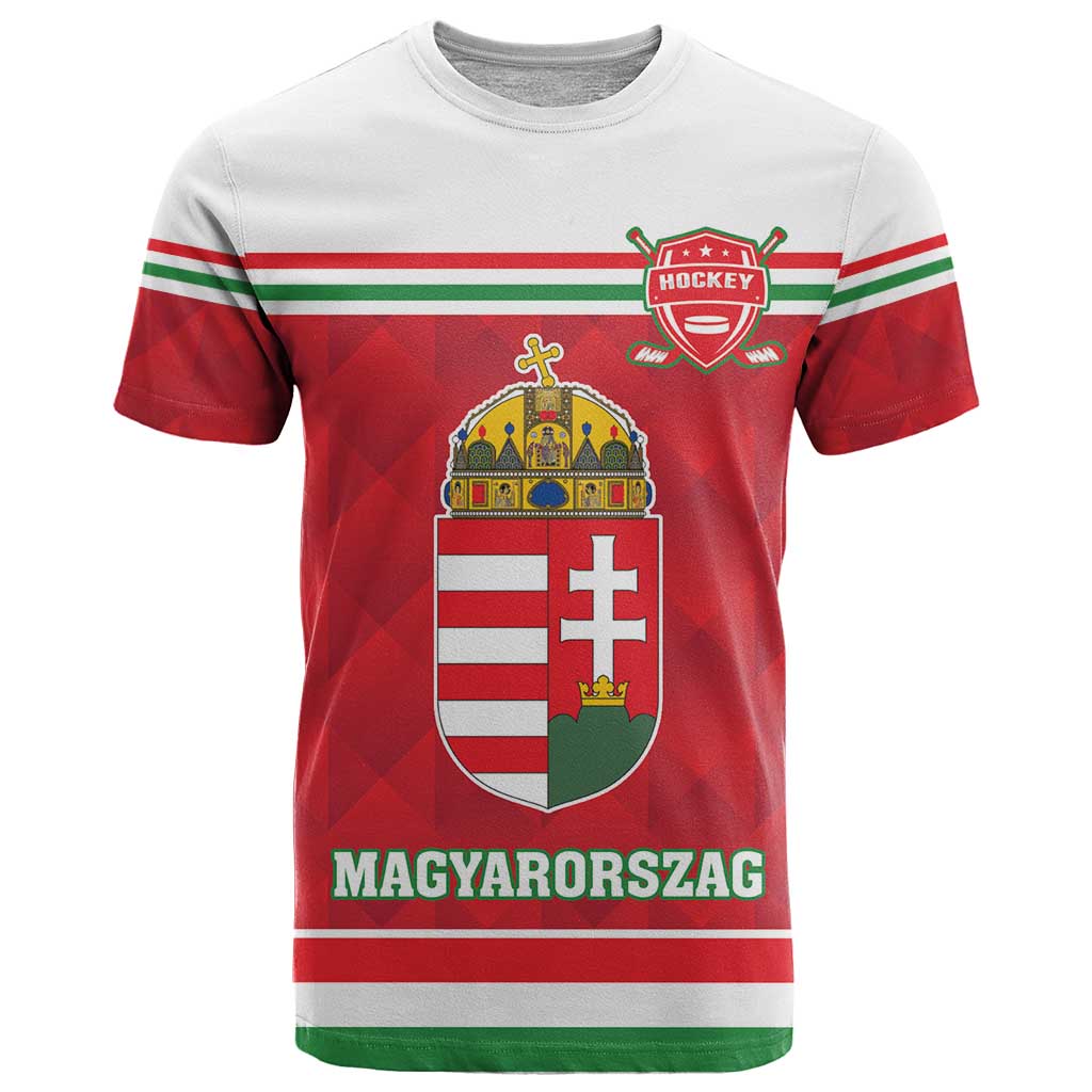Custom Hungary Hockey T Shirt Magyarorszag Sporty Style