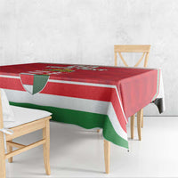 Custom Hungary Hockey Tablecloth Magyarorszag Sporty Style