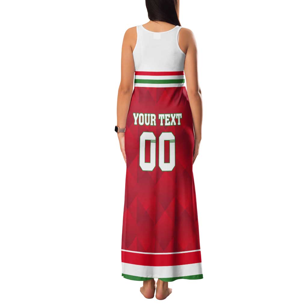 Custom Hungary Hockey Tank Maxi Dress Magyarorszag Sporty Style
