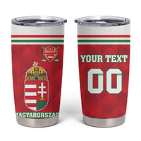 Custom Hungary Hockey Tumbler Cup Magyarorszag Sporty Style