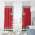 Custom Hungary Hockey Window Curtain Magyarorszag Sporty Style