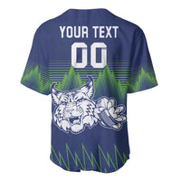 Custom Slovenia Hockey Baseball Jersey Slovenija Lynx Mascot