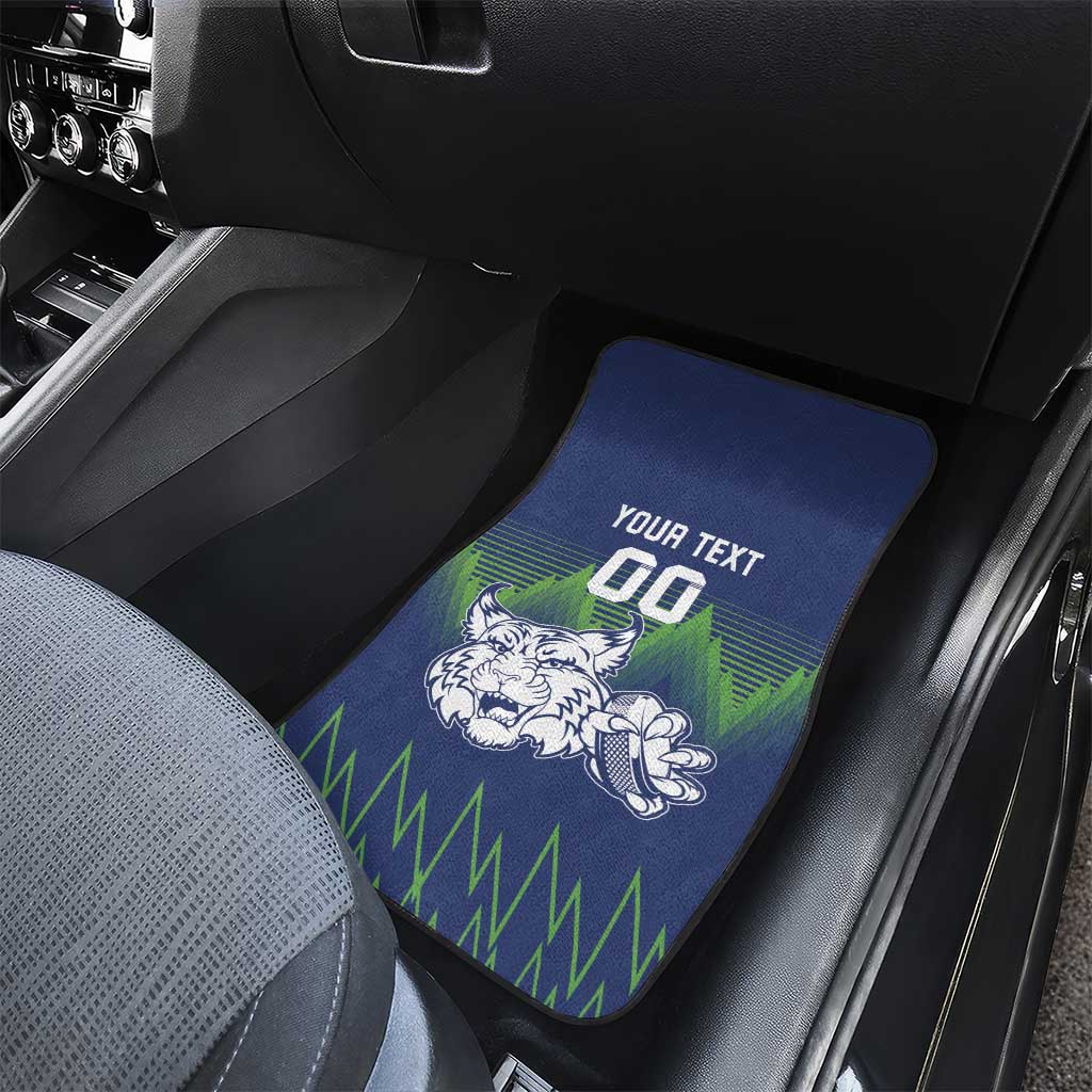 Custom Slovenia Hockey Car Mats Slovenija Lynx Mascot