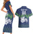 Custom Slovenia Hockey Couples Matching Short Sleeve Bodycon Dress and Hawaiian Shirt Slovenija Lynx Mascot