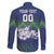 Custom Slovenia Hockey Family Matching Off The Shoulder Long Sleeve Dress and Hawaiian Shirt Slovenija Lynx Mascot