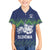 Custom Slovenia Hockey Family Matching Off The Shoulder Long Sleeve Dress and Hawaiian Shirt Slovenija Lynx Mascot