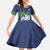 Custom Slovenia Hockey Family Matching Off Shoulder Maxi Dress and Hawaiian Shirt Slovenija Lynx Mascot