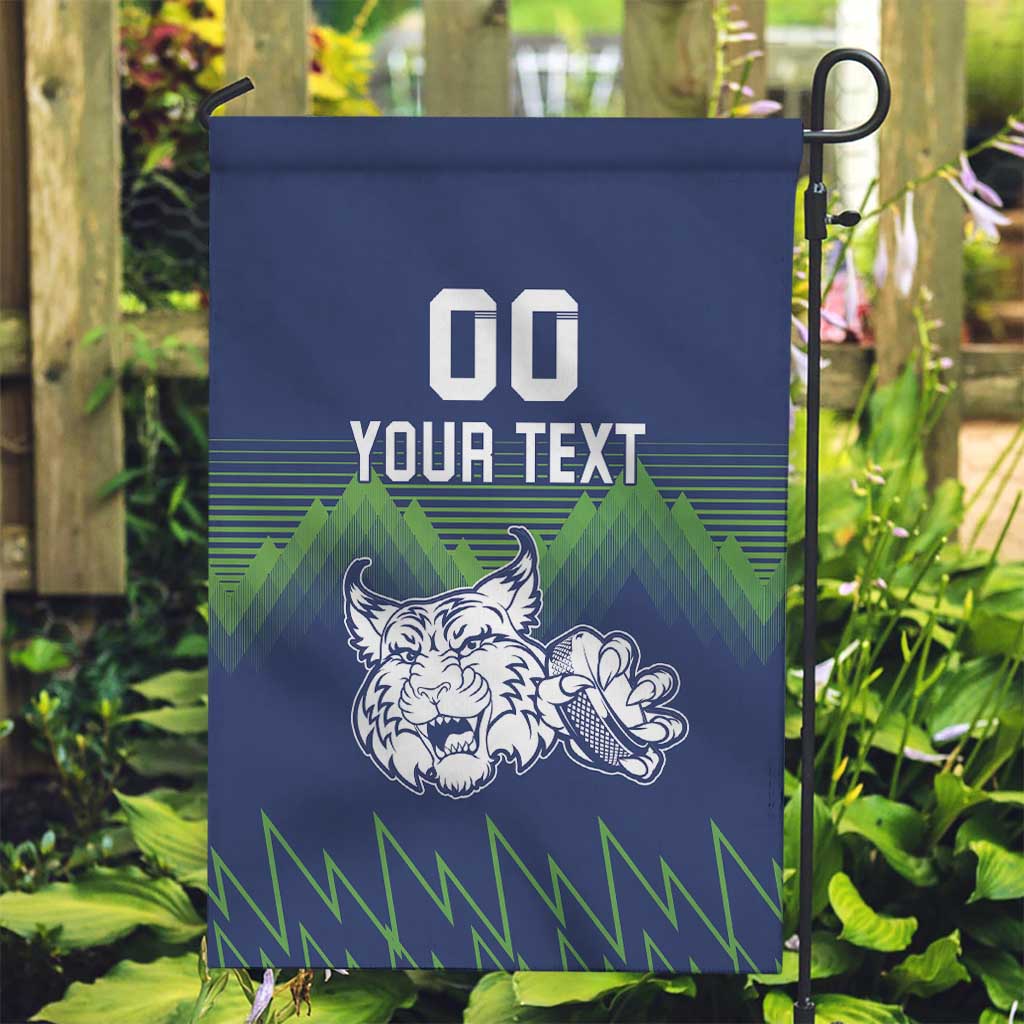 Custom Slovenia Hockey Garden Flag Slovenija Lynx Mascot