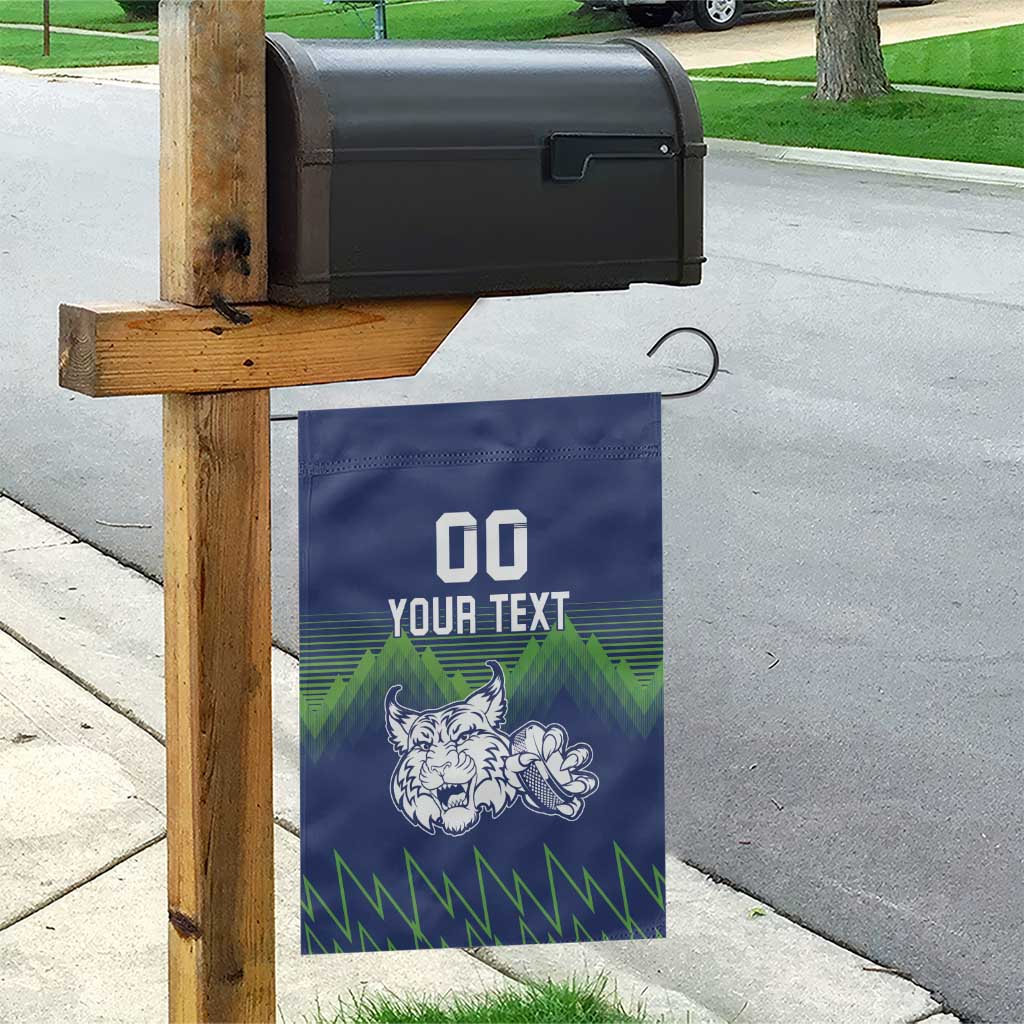 Custom Slovenia Hockey Garden Flag Slovenija Lynx Mascot