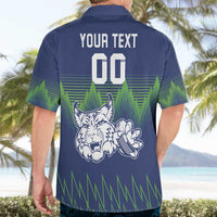 Custom Slovenia Hockey Hawaiian Shirt Slovenija Lynx Mascot