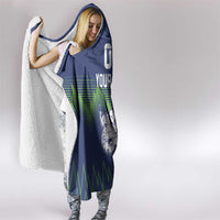 Custom Slovenia Hockey Hooded Blanket Slovenija Lynx Mascot